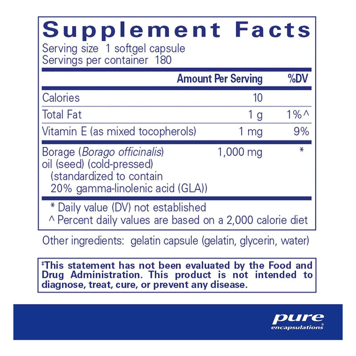 Aceite De Borraja Hipoalergénico 180 Cápsulas Blandas - Imagen 2