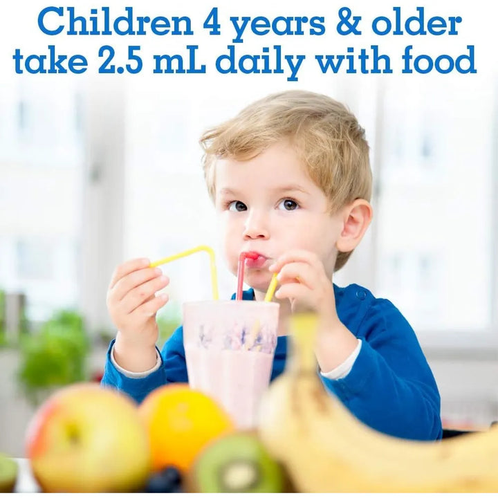 Aceite De Omega 3 Ala Dha Epa Para Niños Líquido Sabor Fresa - Imagen 4