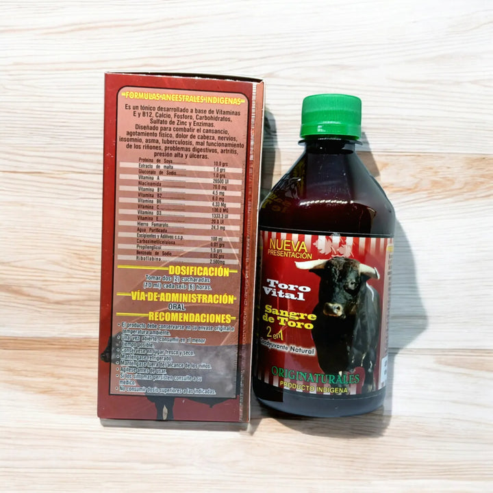 Torovital Sangre De Toro 360 Ml Sin Sabor - Imagen 3