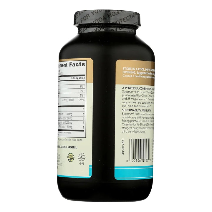 Aceite De Pescado Con Vitamina D 1000 Mg 250 Cápsulas Blanda - Imagen 2