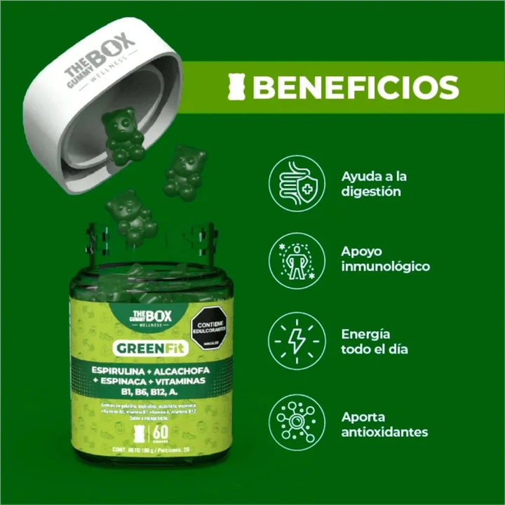 Gomitas Batido Verde Greenfit - Imagen 7