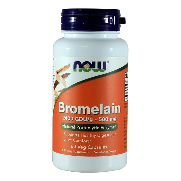 Bromelina 2400 Gdu 500 Mg 60 Cápsulas Paquete Doble - Imagen 1