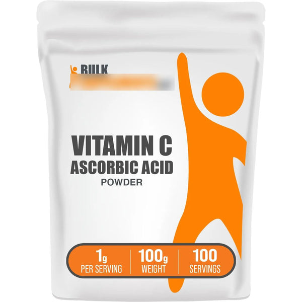 Vitamina C En Polvo Ácido Ascórbico Pura 100 Gramos Antioxid - Imagen 1