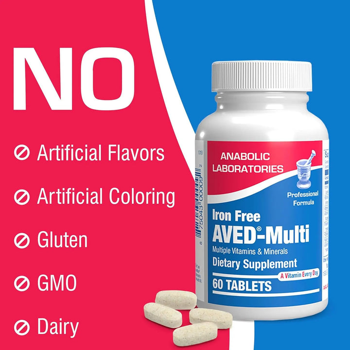 Multivitamínico Diario Sin Hierro Para Hombres Y Mujeres 120 - Imagen 6