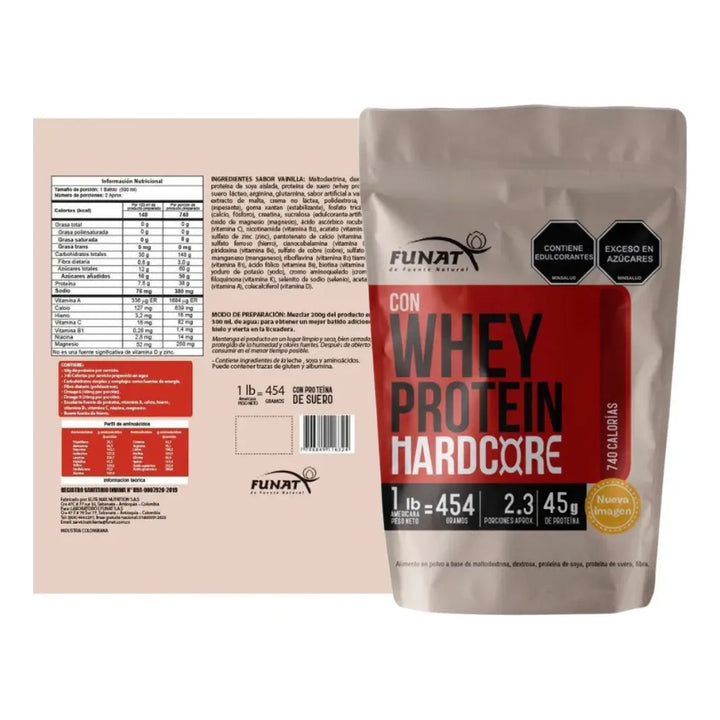 Whey Protein Hardcore 1 Lbs Fun - Imagen 2