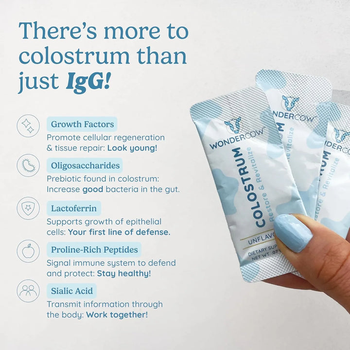 Calostro En Polvo Natural Para Salud Intestinal Apoyo Inmuno - Imagen 6