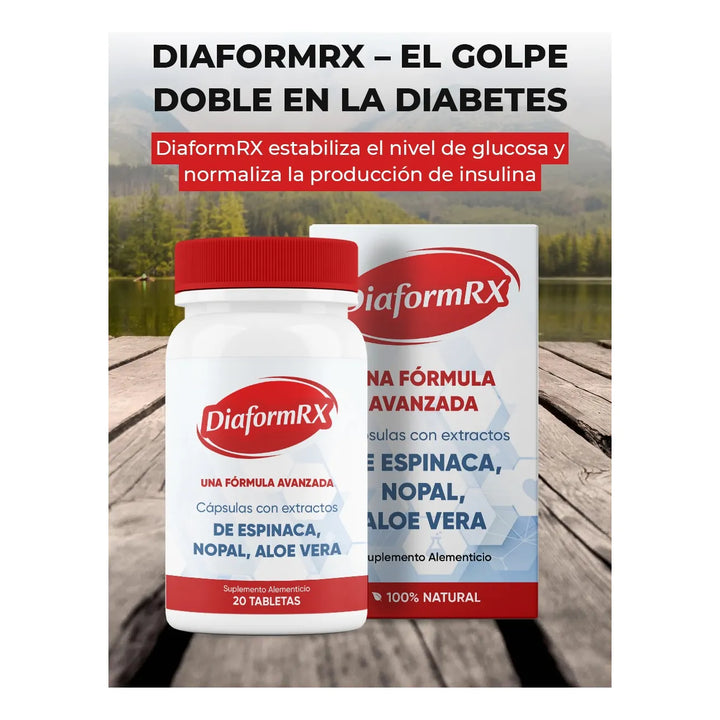 Diaformrx X1 - Para La Diabetes Sin Sabor - Imagen 3