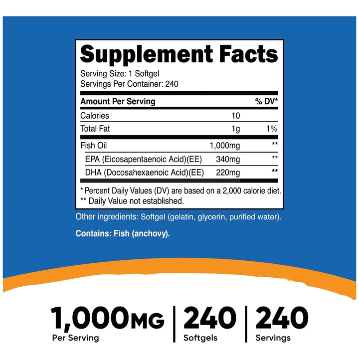 Cápsulas Blandas De Aceite De Pescado Omega 3 Con 560 Mg De - Imagen 2