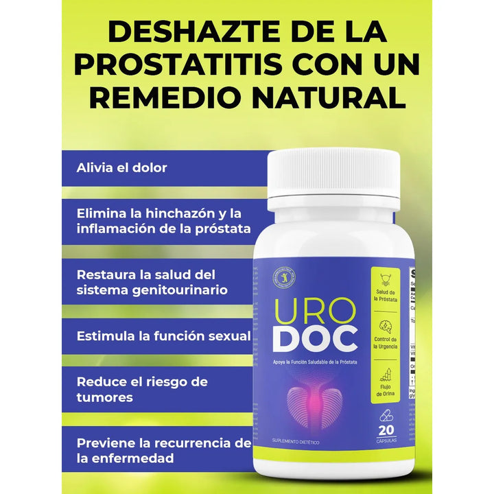 Urodoc X1 Para Hombres Original Sin Sabor - Imagen 4