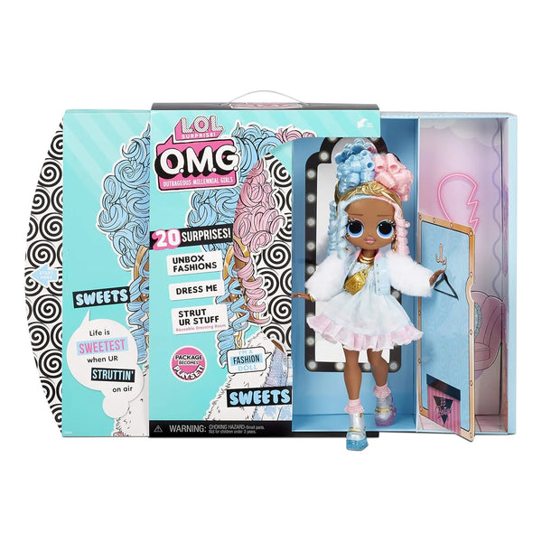 Muñeca LOL Surprise OMG Series 4 Sweets Con 20 Sorpresas Y Accesorios