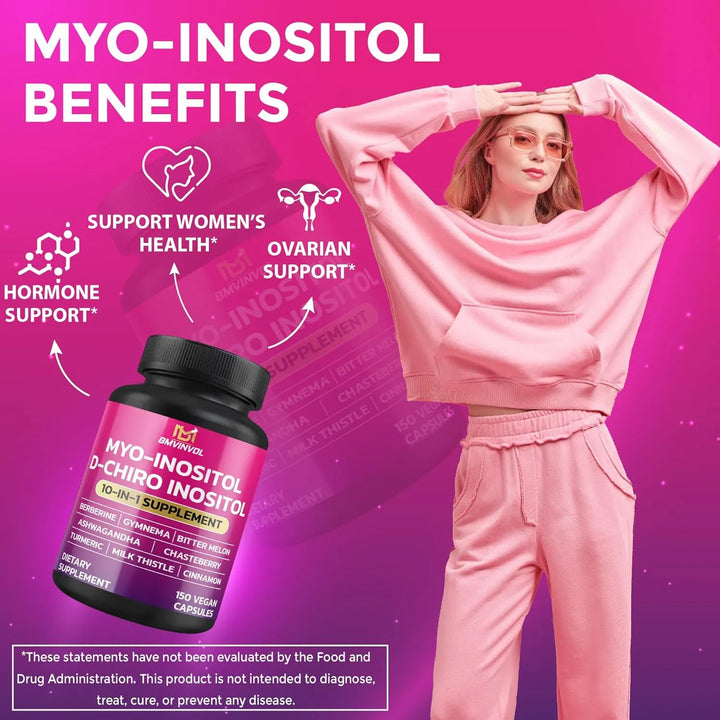 Inositol Myo D-chiro 40 A 1 Berberina Canela Ashwagandha 150 - Imagen 4