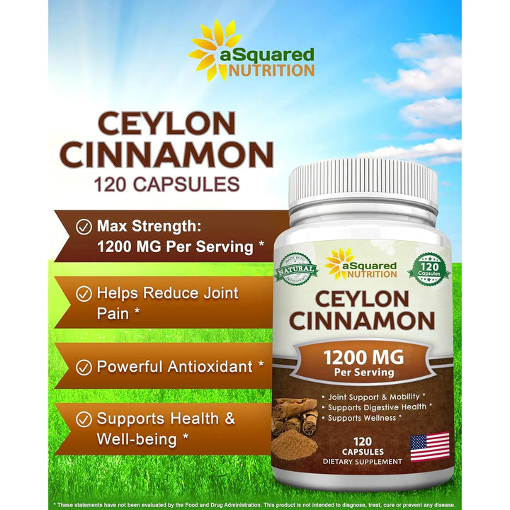 Cápsulas De Canela De Ceilán 1200 Mg 120 Unidades Promueven - Imagen 2
