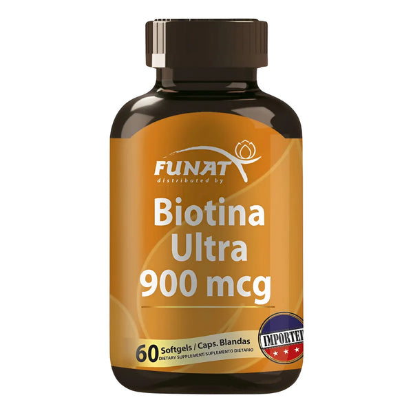 Biotina 900mcg Caida Cabello 60 - Imagen 1