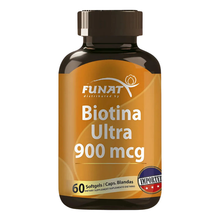 Biotina 900mcg Caida Cabello 60 - Imagen 1