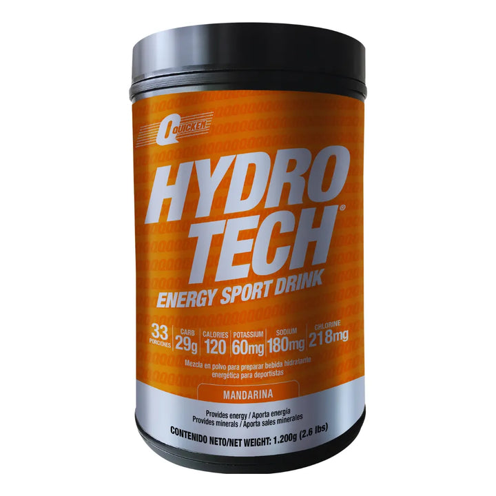 Hidratante Energética Hydrotech Mandarina 1200g Shaker Whey - Imagen 2