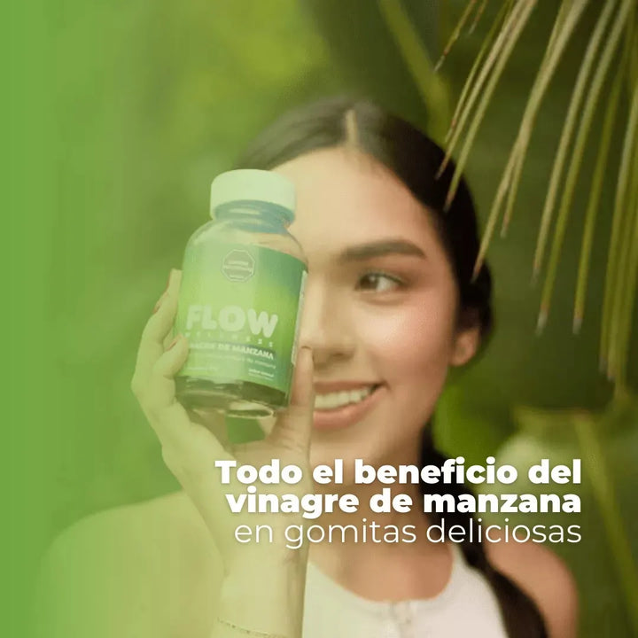 Gomas Vinagre De Manzana X2 Flow Adelgaza Natural, Controla Apetito, Reduce Ansiedad, Mejora Digestión, Ideal Para Bajar De Peso Y Quemar Grasa - Imagen 4