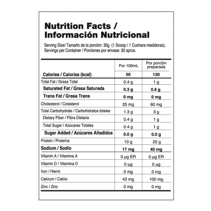 Proteina 100% Whey Elite 2 Lb - Imagen 2