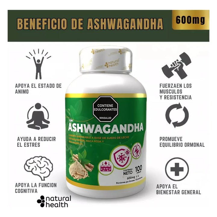 Resveratrol + Ashwagandha Capsulas Invima Original - Imagen 6