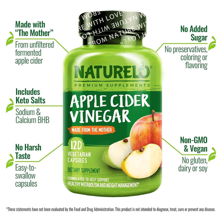 Cápsulas De Vinagre De Sidra De Manzana Natural Para Desinto - Imagen 6