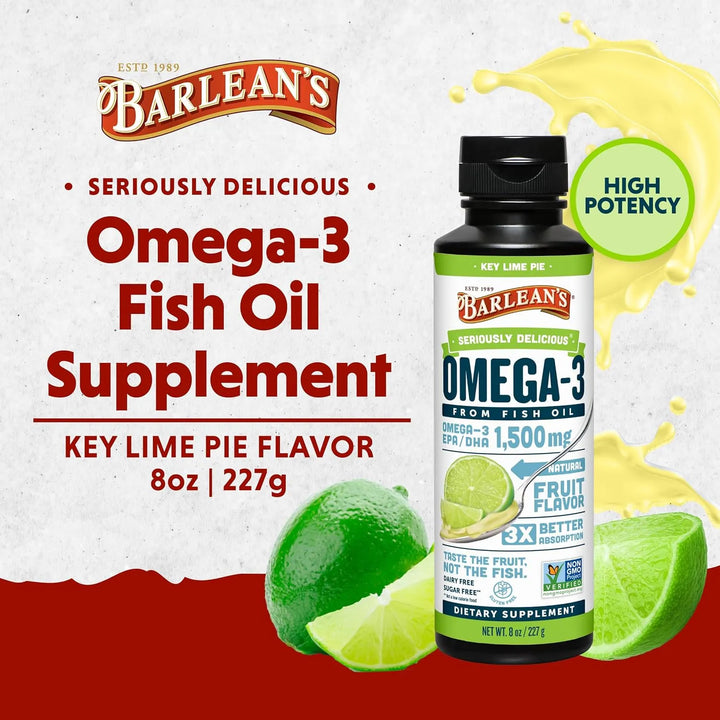 Aceite De Pescado Omega 3 1080 Mg Epa Y Dha Lima 8 Oz - Imagen 2