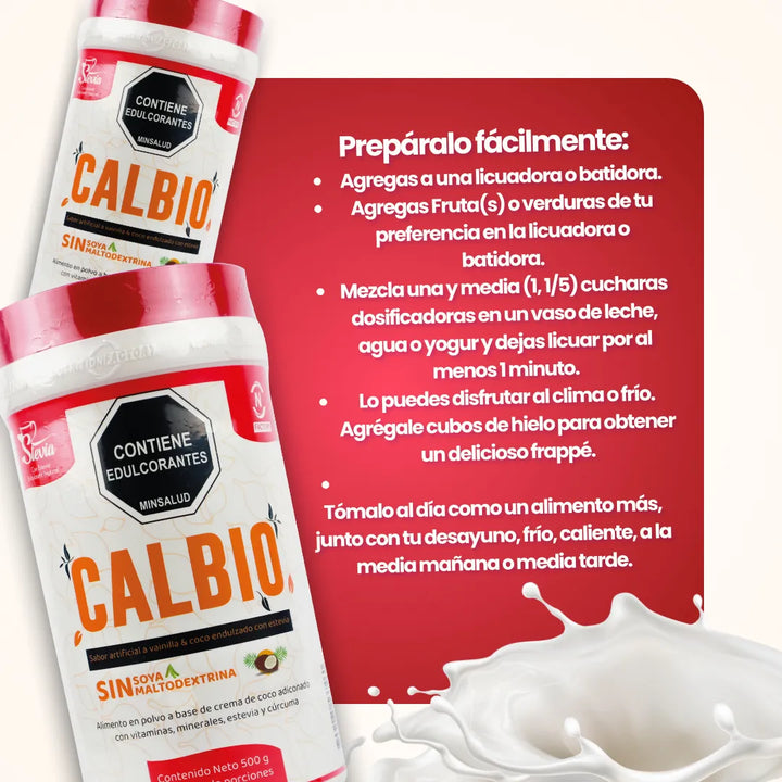 Batido En Polvo Cal-bio Nutrition Factory - Imagen 7