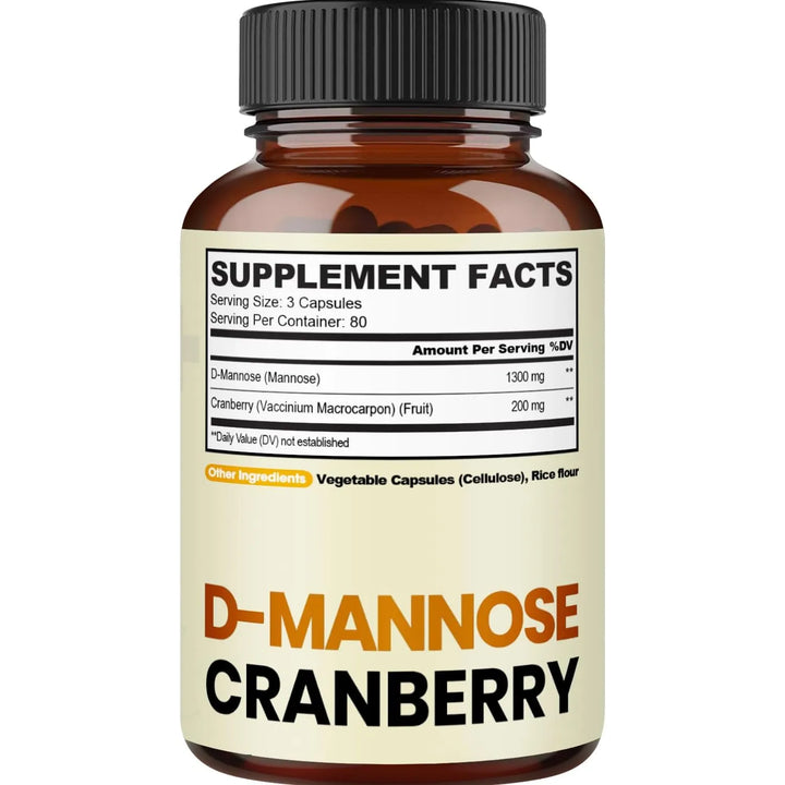 Cápsulas De D-manosa De 1300 Mg Y Arándano De 200 Mg Para Sa - Imagen 2