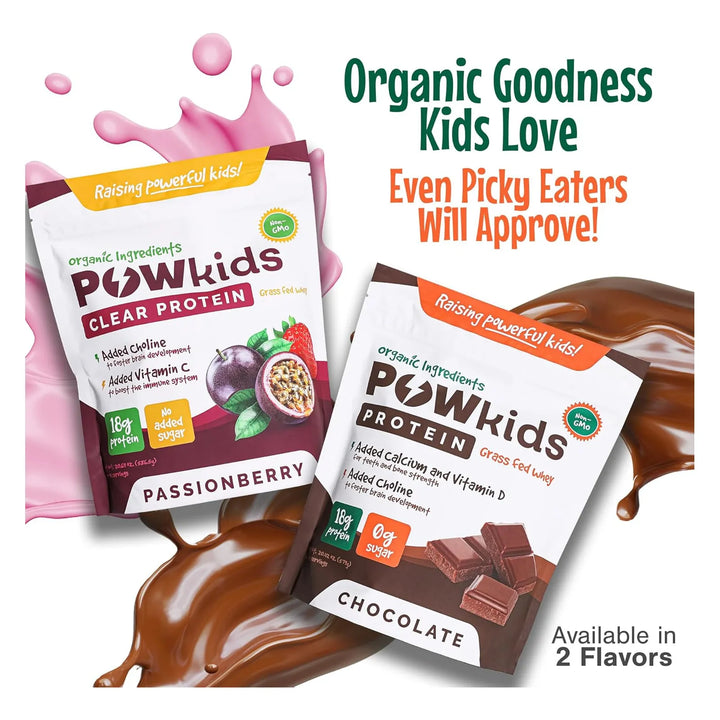 Proteína De Chocolate Para Niños 18g Suero De Leche Orgánico - Imagen 7