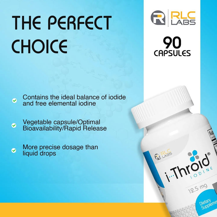Cápsulas De Yodo Y Yoduro 12.5 Mg Para Salud Tiroidea Y Equi - Imagen 6