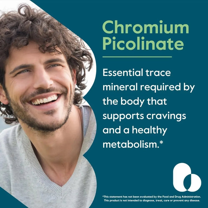 Picolinato De Cromo 200 Microgramos 250 Cápsulas Detoxificac - Imagen 3