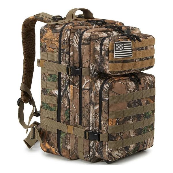 Mochila Táctica Militar QT&QY 45L Resistente Al Agua Con Sistema Molle