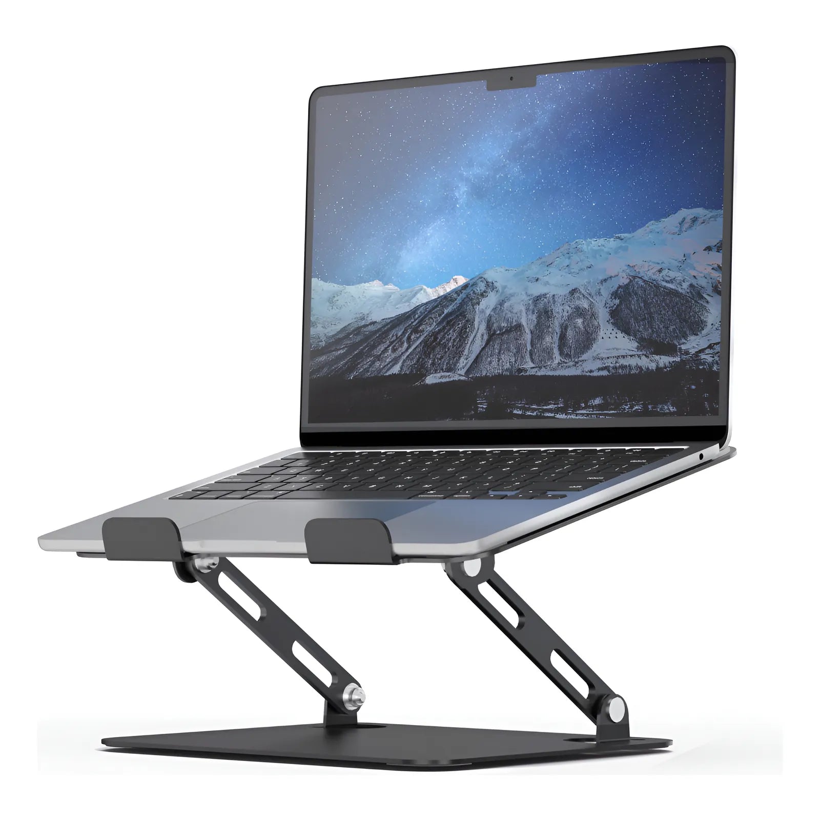 Soporte Ergonómico Ajustable Para Laptop Metal Base Pesada Estable ...