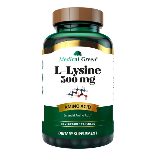 Lisina Lysine Medical Green 60 Capsulas Aminoacido - Imagen 1