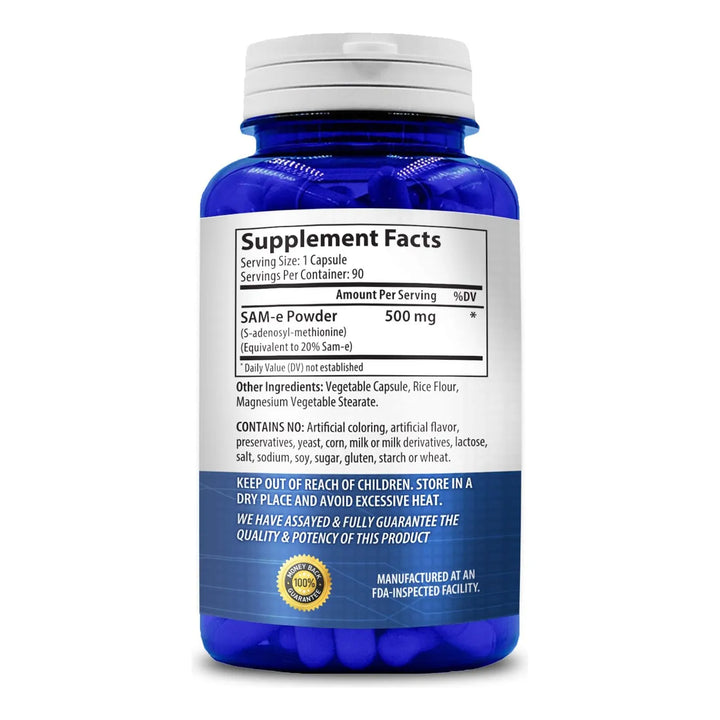 Sam-e 500mg Fácil Absorción Apoyo Articular Y Estado De Ánim - Imagen 3