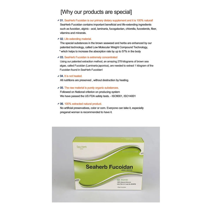 Extracto De Algas Marrones 100% Natural Fucoidan Tipo Polvo - Imagen 2
