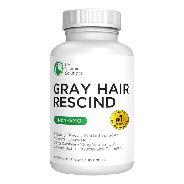 Suplemento Gray Hair Rescind Con Catalase Revierte Canas Y Fortalece Cabello