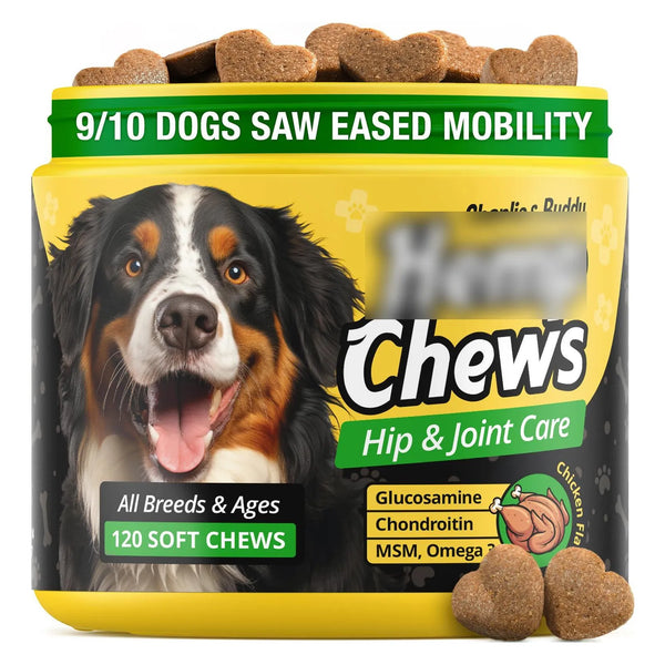 Golosinas De Cáñamo Para Perros Con Glucosamina Condroitina Alivia Dolor Articular