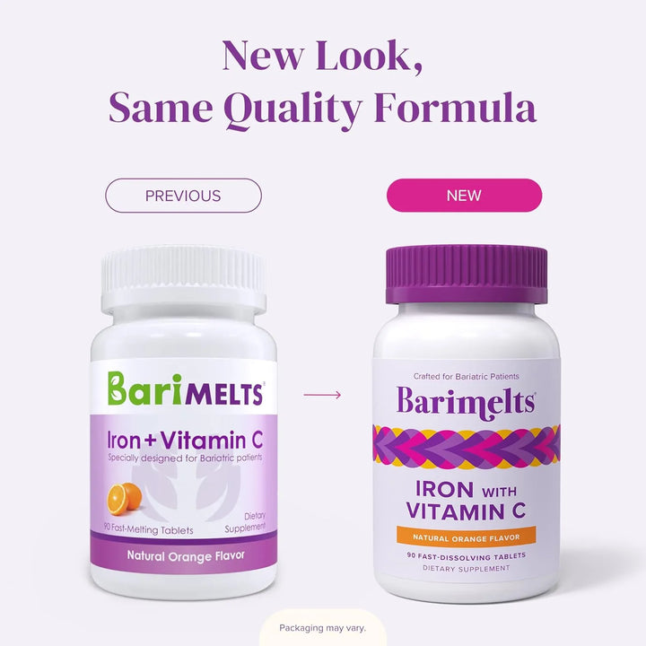 Hierro Con Vitamina C 90 Tab Suministro 1 Mes Disolución Ráp - Imagen 2