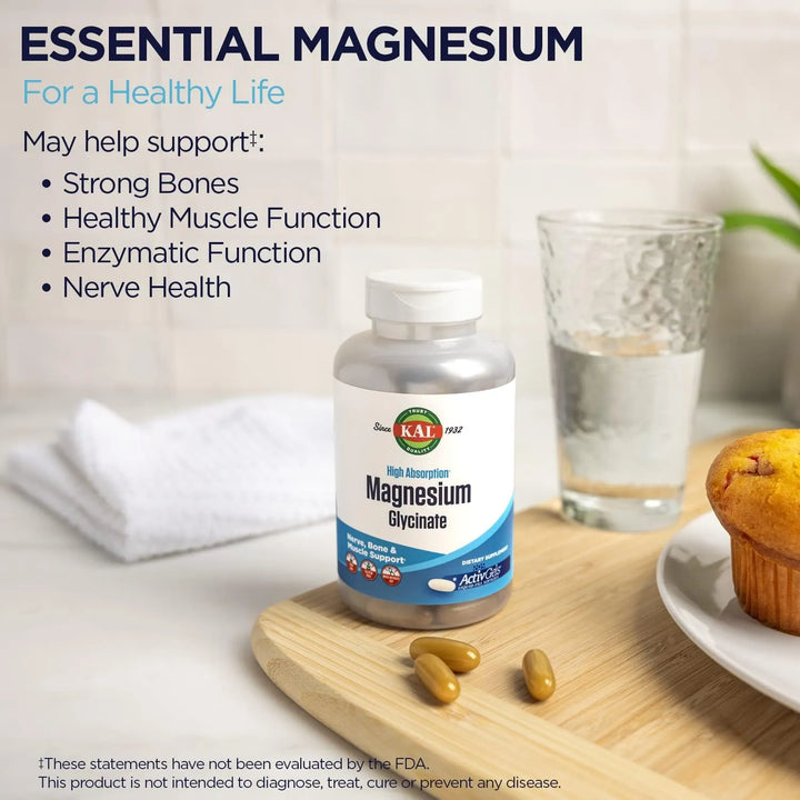 Glicinato De Magnesio 315mg Alta Absorción Relajación Apoyo - Imagen 3