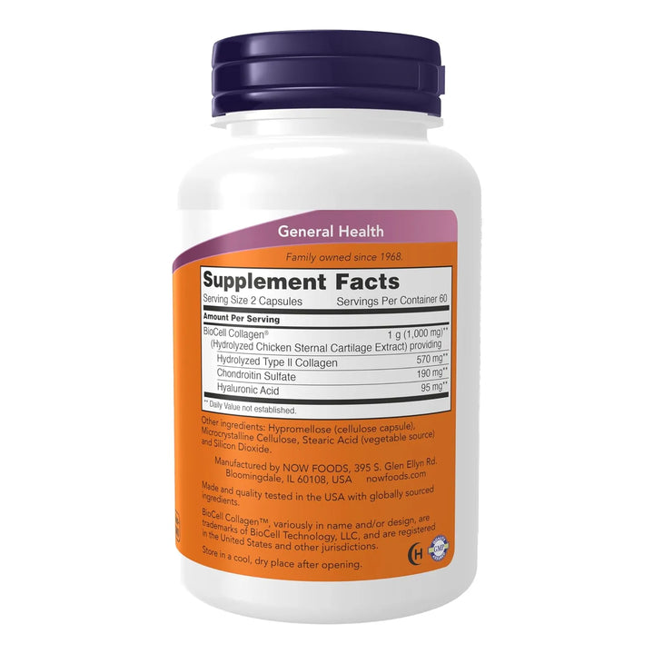 Biocell Collagen Hydrolyzed Tipo Ii 120 Cap Vegetales - Imagen 2
