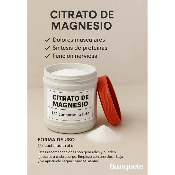 Citrato De Magnesio 1 Kg Suplemento - Imagen 4