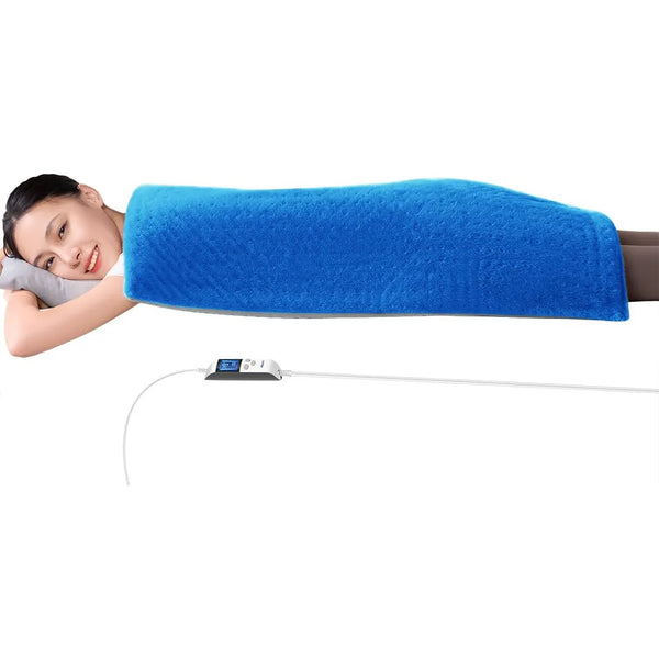 Almohadillas Térmicas Eléctricas Grandes Para Dolor De Espalda Y Cuello Con 4 Ajustes De Temperatura