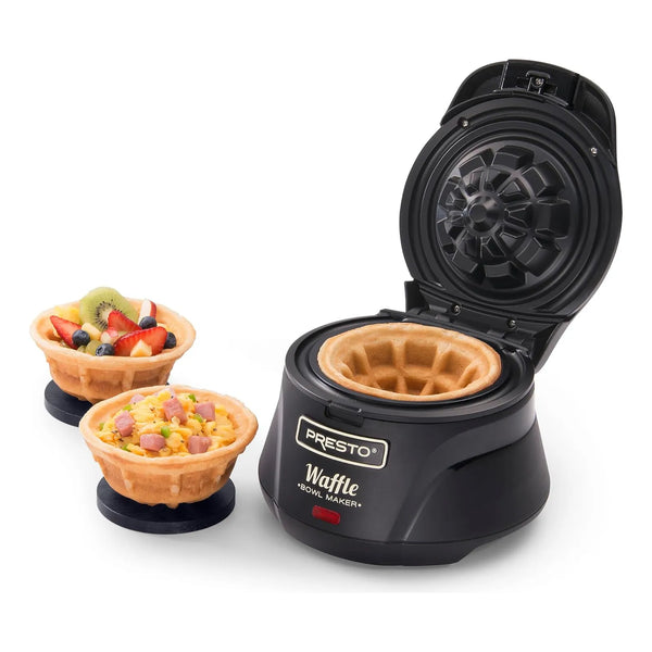 Máquina Para Hacer Gofres Belga Presto 03500 Negro Desayunos Perfectos En Minutos