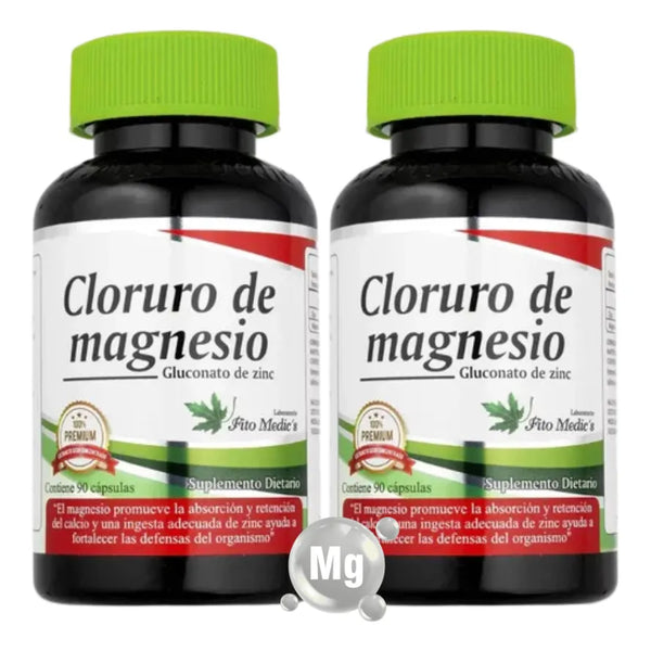 Cloruro De Magnesio X90caps X2 - Imagen 1