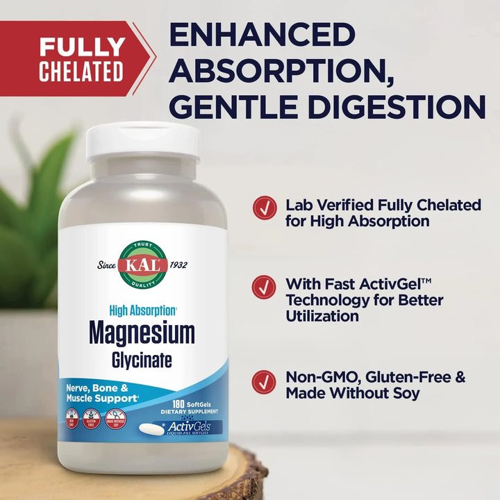 Glicinato De Magnesio 315mg Alta Absorción Relajación Apoyo - Imagen 4