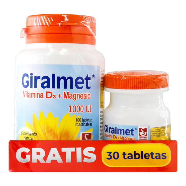 Giralmet 1000 Ui, 100 Tabletas + 30 Tabletas - Imagen 1