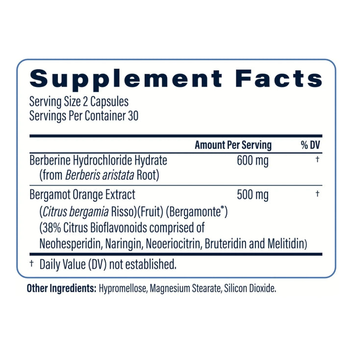 Cápsulas De Bergamota Cítrica Y Berberina 500 Mg Apoyo Natur - Imagen 3