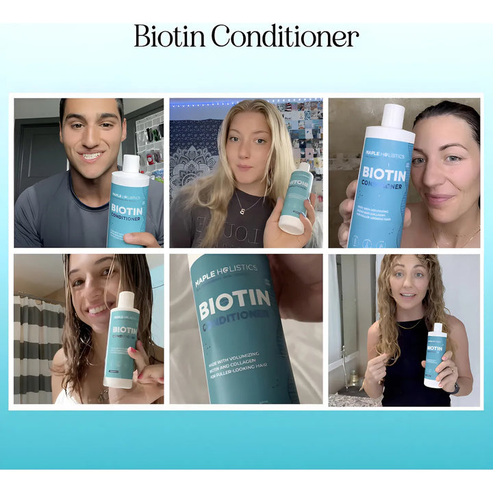  Acondicionador Voluminizador De Biotina Para Cabello Fino Y - Imagen 2