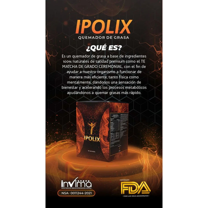 Ipolix X30 - Quemador De Grasa - Imagen 5