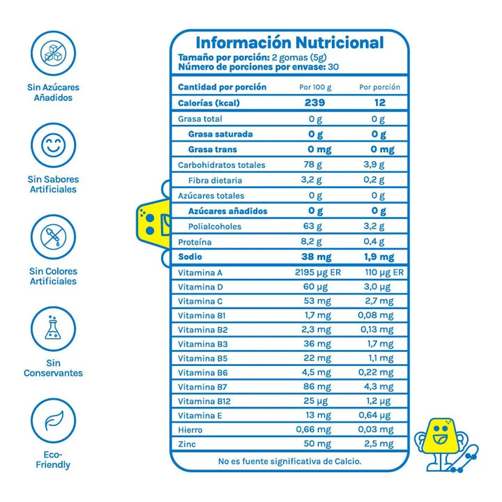 Gooms Niños Multiv - Suplemento Naranja - Imagen 4