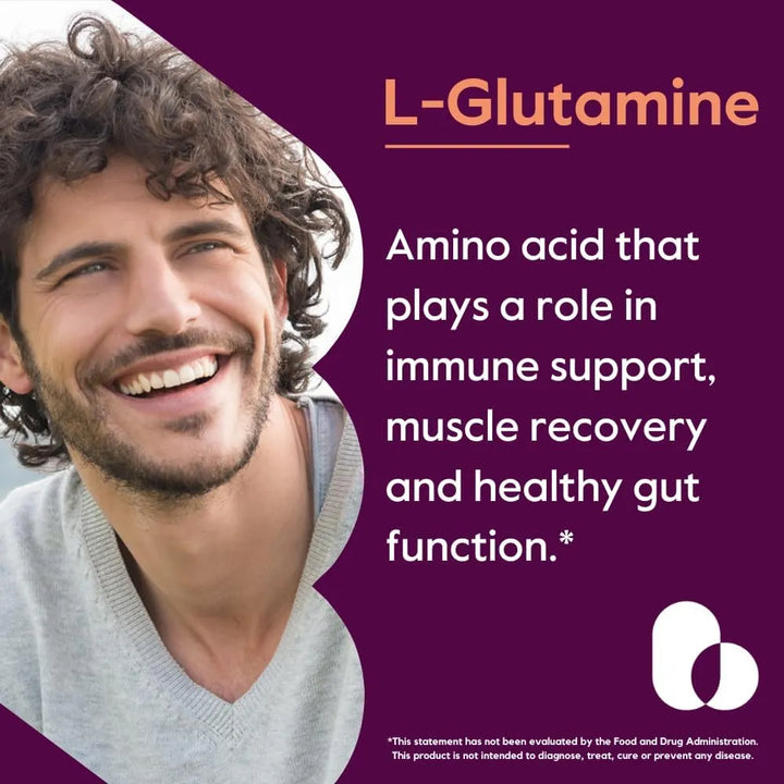Cápsulas De L-glutamina 1000 Mg 240 Cápsulas Pura Sin Estear - Imagen 2